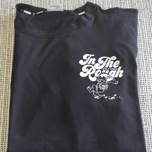 Puma Black Tee with White Graphic